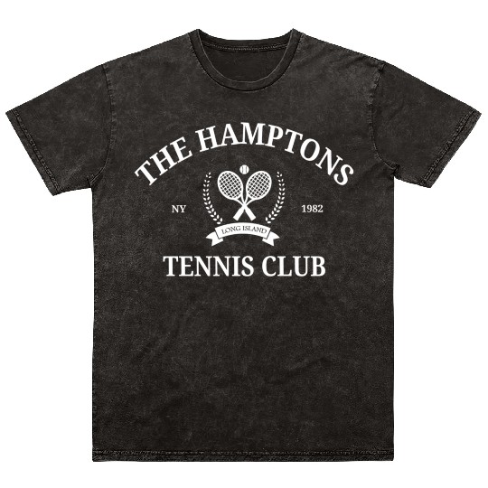 The Hamptons Tennis Club Style Aesthetic Mineral Wash T Shirts