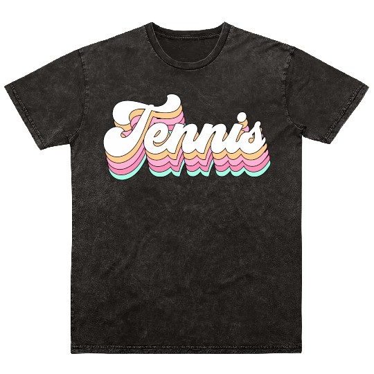 Tennis Pastel Aesthetic For N Mineral Wash T Shirts