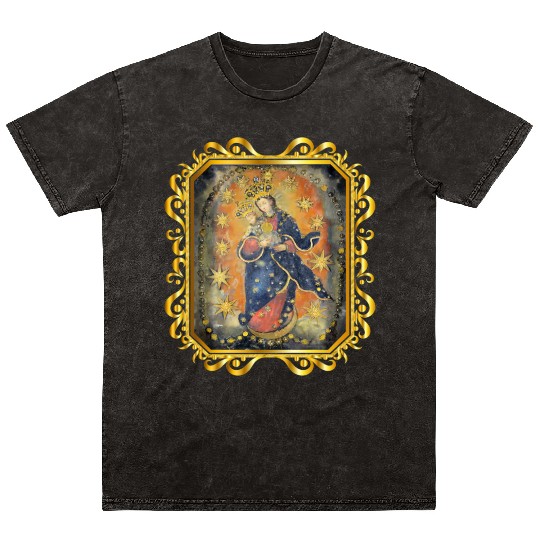 Our Lady of Prompt Succor Nuestra Senora Blessed Mineral Wash T Shirts
