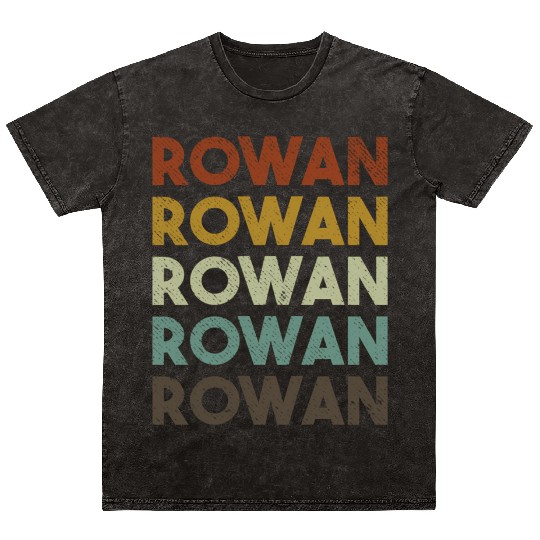Rowan 80S Style Mineral Wash T Shirts