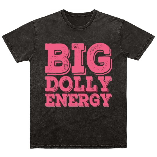 Big Dolly Energy Cowgirl Mineral Wash T Shirts