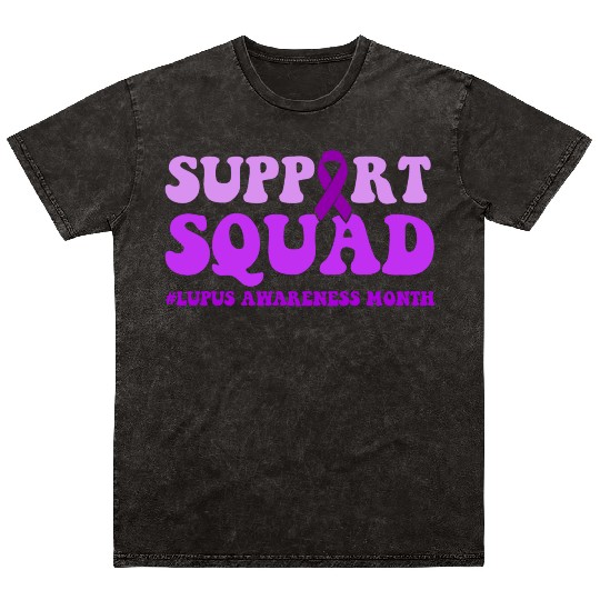 In May We Wear Purple Lupus Awareness Month Mineral Wash T Shirts