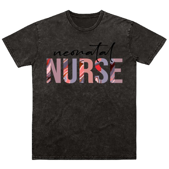 Neonatal Icu Nurse u Nurse Newborn Baby Nursing Mineral Wash T Shirts