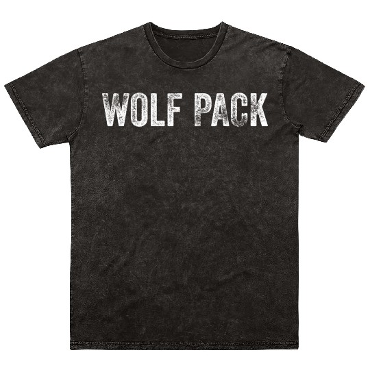 Wolf Packleader Of The Packwolf Bad Werewolf Mineral Wash T Shirts