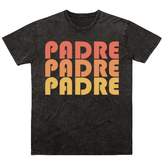 Padre Typography 1970S Mineral Wash T Shirts