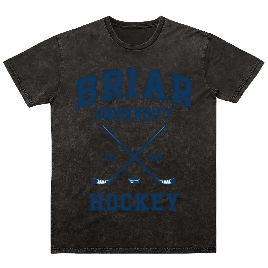 Briar U Hockey Off Campus Graham 44 Two Side Mineral Wash T Shirts