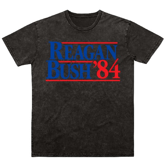 Reagan Bush '84 Republican Mineral Wash T Shirts