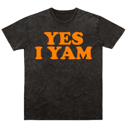 Shes My Sweet Potato Yes I Yam Mineral Wash T Shirts