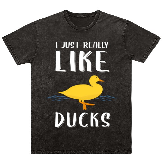 Duck For Duck Hunting Bird Mineral Wash T Shirts