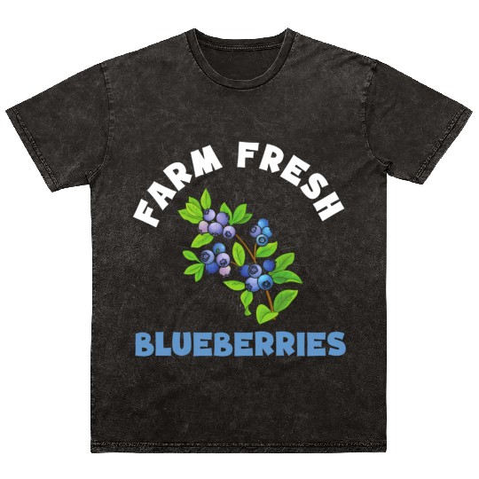 Blueberries Graphics Blueberry Farmer Blueberry Mineral Wash T Shirts