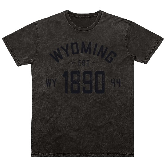 Wyoming Wyoming Wy Usa Mineral Wash T Shirts