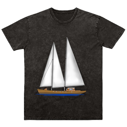 Sailing Key Largo Florida Keys Beach Sunset Mineral Wash T Shirts