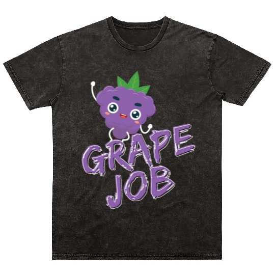 Grape Job Mineral Wash T Shirts