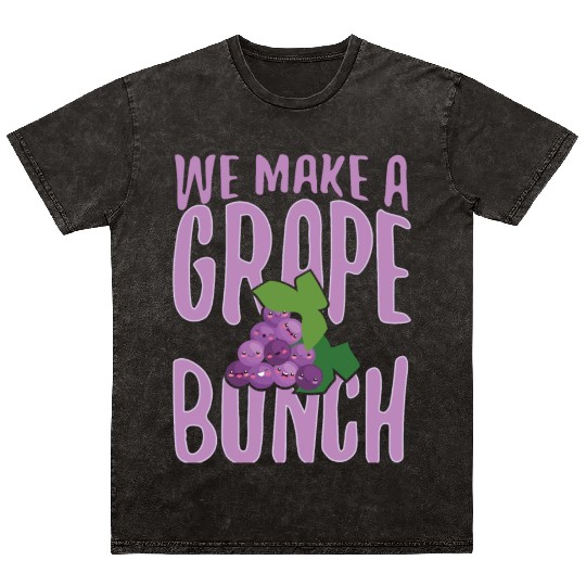 We Make Grape Bunch Mineral Wash T Shirts