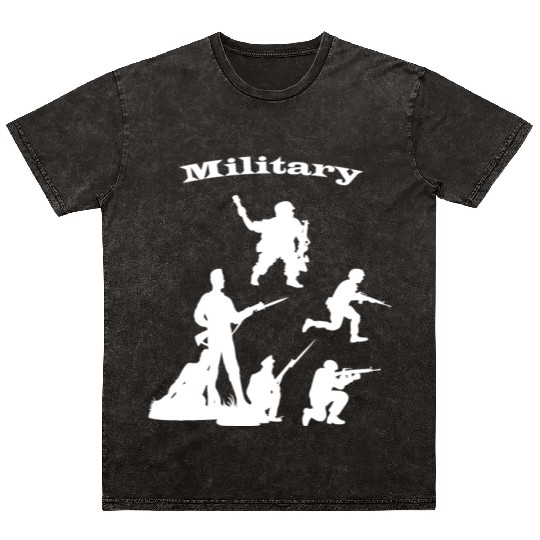 usa military soldiers in battle Mineral Wash T Shirts for you