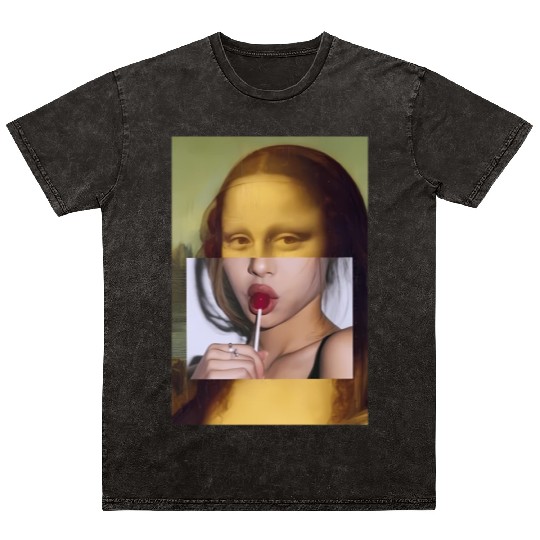 Mona Lisa Lollipop Mona Lisa Mineral Wash T Shirts