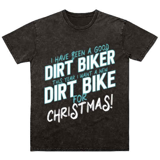Mx Motocross Bike Dirt Biking Mineral Wash T Shirts