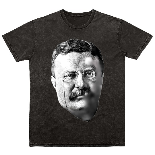 President Teddy Roosevelt Mineral Wash T Shirts