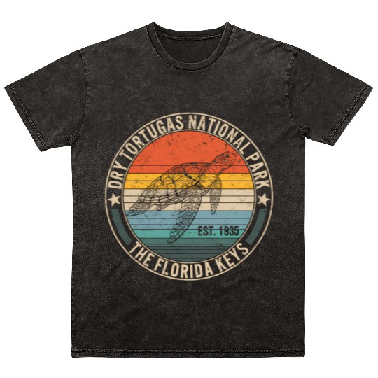 Dry Tortugas National Park Florida Keys Beach Mineral Wash T Shirts