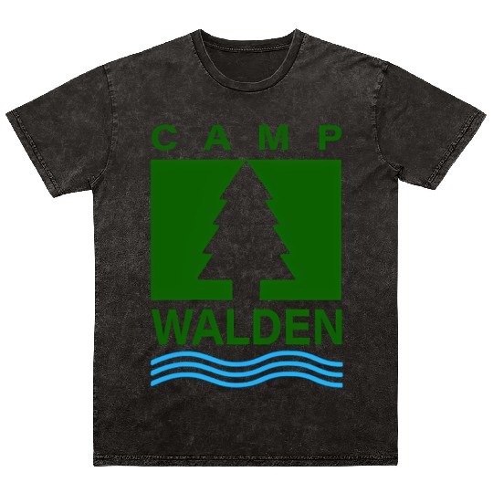 Camp Walden Pocket Summer Camp Mineral Wash T Shirts