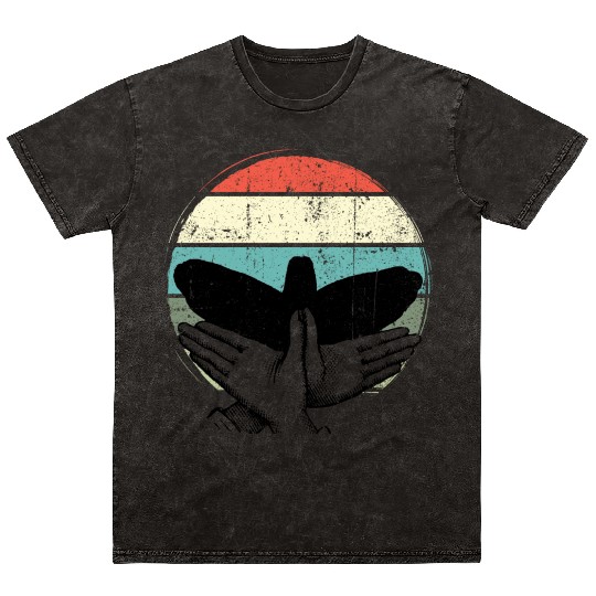 Animal Shadows bird Mineral Wash T Shirts