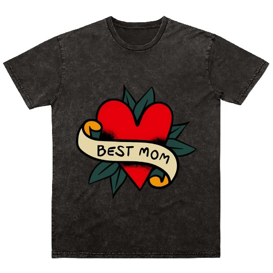 Mothers Day Best Mommy Ever I Love My Mineral Wash T Shirts