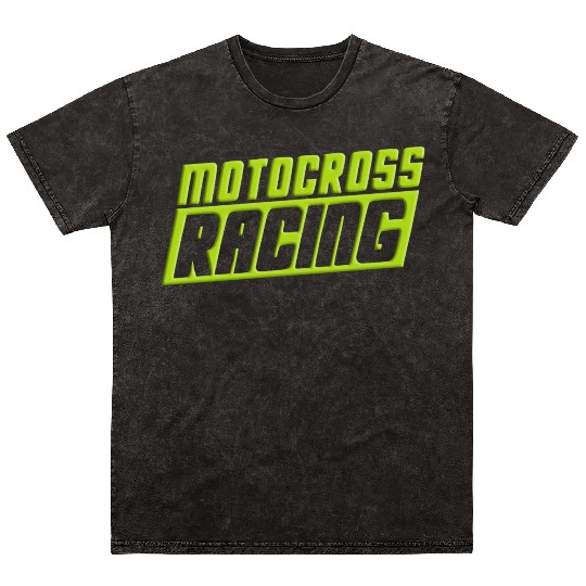 Motocross Racing Motorrad Motorcycle Mineral Wash T Shirts