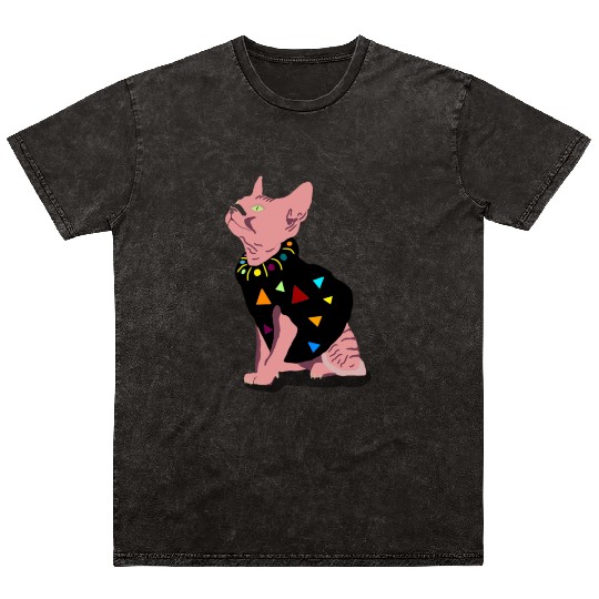 pink cute cat meowed funny meowdy cowboy for you Mineral Wash T Shirts