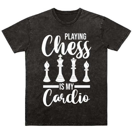 Chess Player Board Game Lover Playing Chess Is My Mineral Wash T Shirts