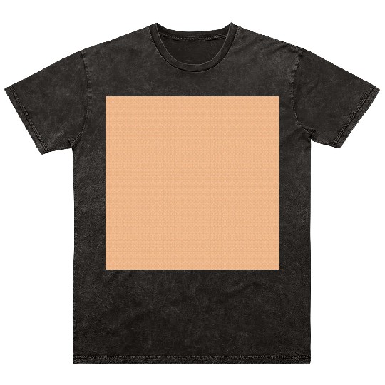 Retro Orange Pattern Mineral Wash T Shirts