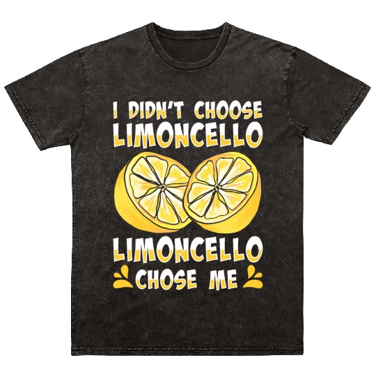 Italian Limoncello Lover Lemon Liquor Drinker Mineral Wash T Shirts