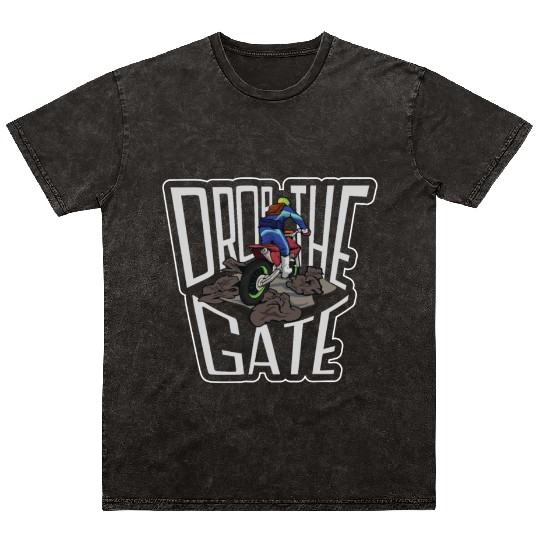 Dirt Bike Dirt Bike Riding Motocross Dirt Biking Mineral Wash T Shirts