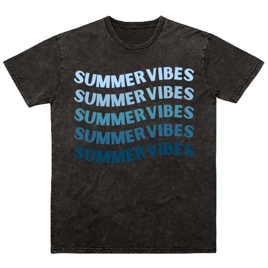 Summer Vibes (Cool) Mineral Wash T Shirts