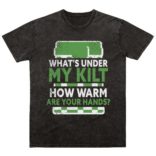 Kilt Scottish Highland Games Renaissance Festival Mineral Wash T Shirts