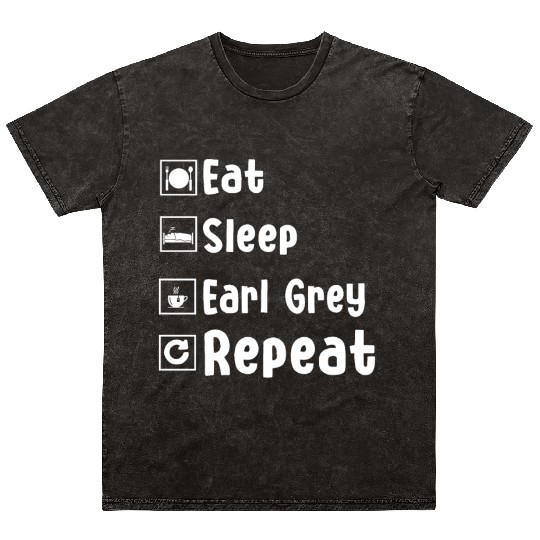 Funny Earl Grey Lover Outfit Mineral Wash T Shirts