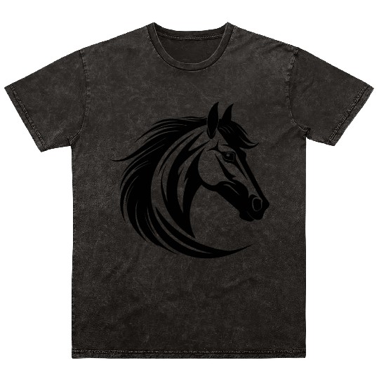 Horse Equine Pony Mineral Wash T Shirts