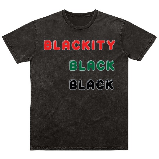 Blackity Black Black Mineral Wash T Shirts