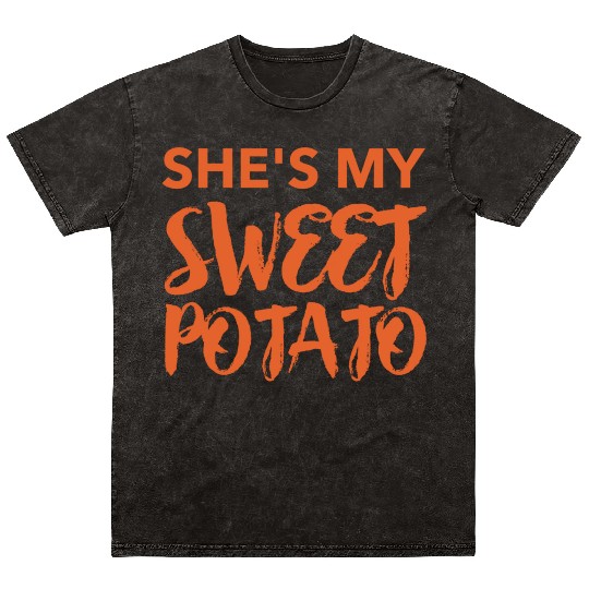 Shes My Sweet Potato vintage Mineral Wash T Shirts