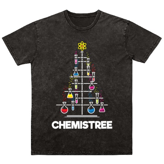 Chemistree Science Tree Mineral Wash T Shirts