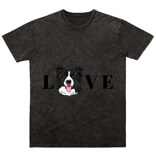 Border Collie Lover Border Collie Gift Border Mineral Wash T Shirts