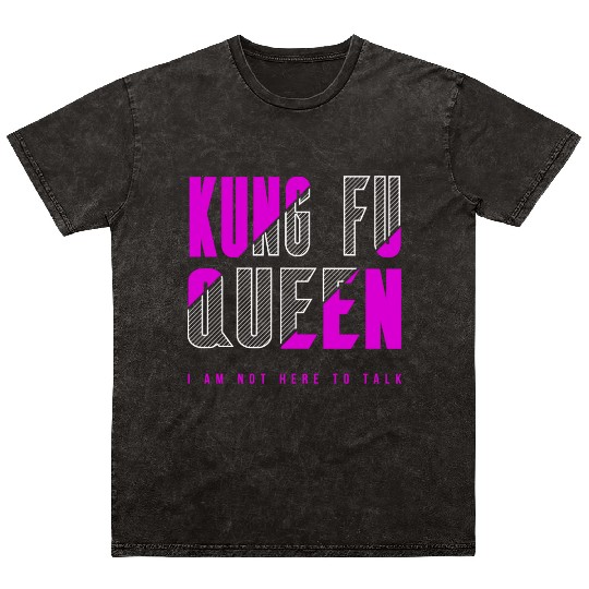 Kung Fu Queen Mineral Wash T Shirts
