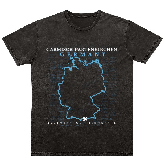 Germany Garmisch-Partenkirchen Mineral Wash T Shirts