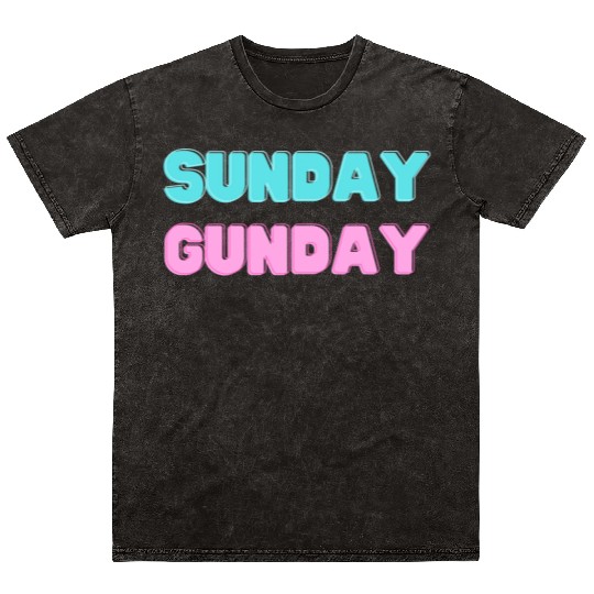 SUNDAY GUNDAY Mineral Wash T Shirts