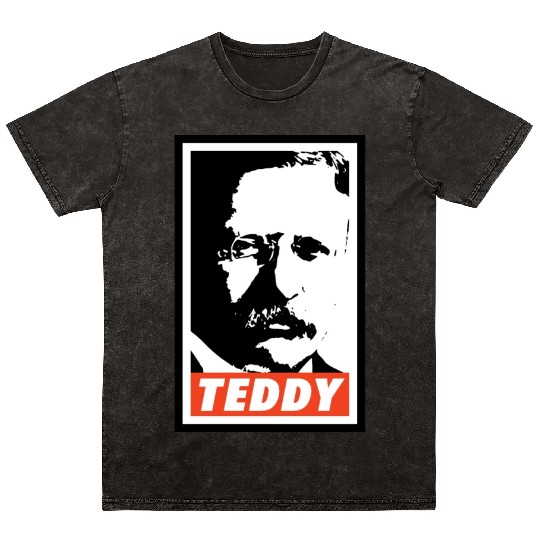 Teddy Roosevelt Mineral Wash T Shirts