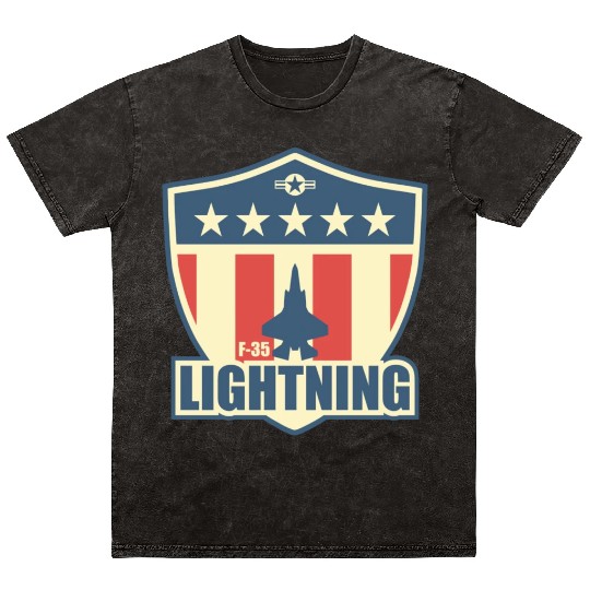 F35 Lightning boy Copy Copy Mineral Wash T Shirts