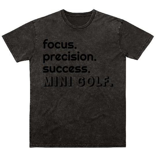 Mini Golf | Miniature Golf | Mini Golfer Mineral Wash T Shirts