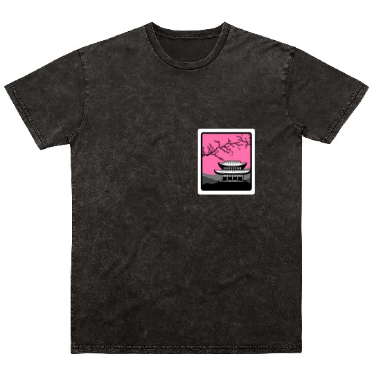 Cherry Blossom Mineral Wash T Shirts, Sakura Kawaii Pop Culture