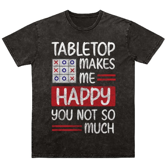 Board Game Nerd Strategy Mineral Wash T Shirts