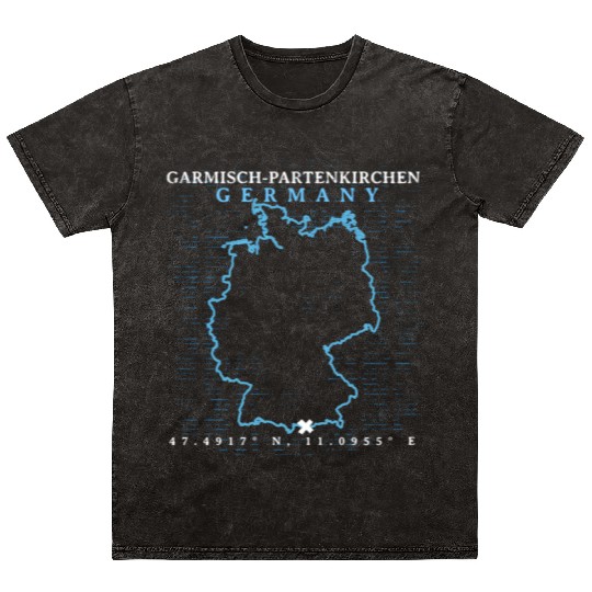 Germany Garmisch-Partenkirchen Mineral Wash T Shirts