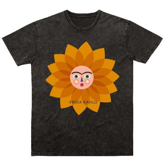 Cute Summer Vacation Frida Kahlo Sun Viva La Vida Mineral Wash T Shirts